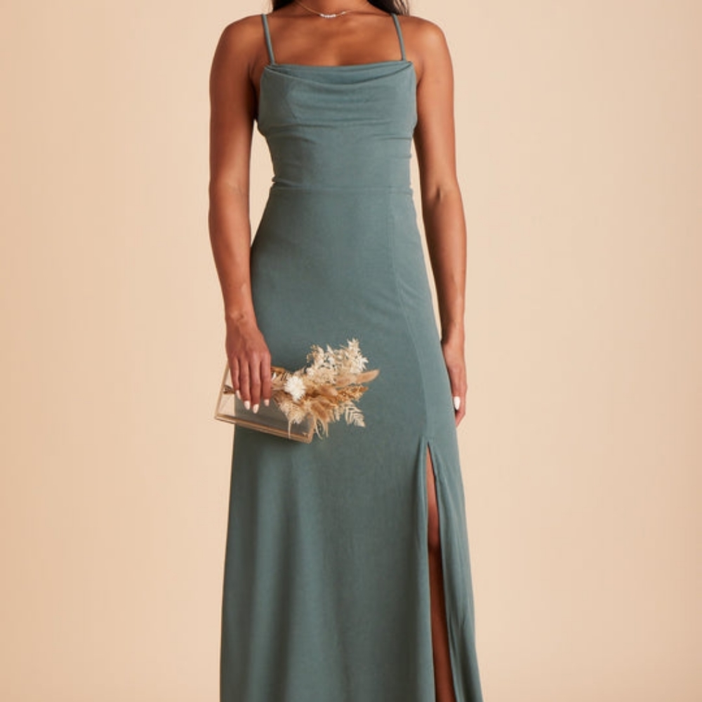 Birdy Grey Ash Dress - Crepe Sea Glass (Sage Green)